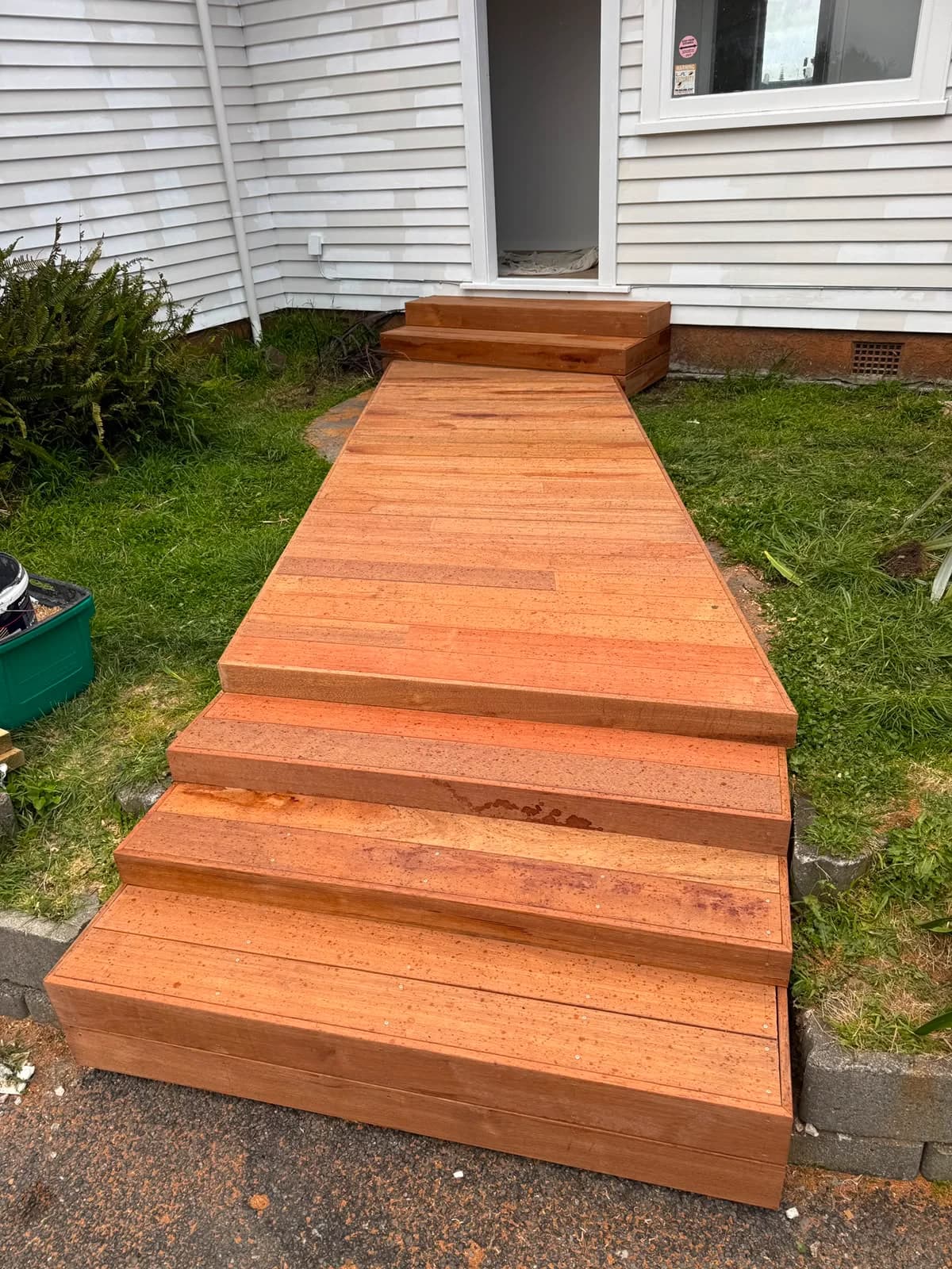 After: Entrance Steps & Subframe Transformation